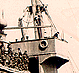 Thumbnail: Scanned photo of troopship Leviathan (detail).