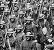 Thumbnail: Scanned photo of returning troops (detail).