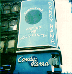 Scanned Polaroid of Candyrama.