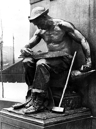 Scanned photo of The Reading Blacksmith.