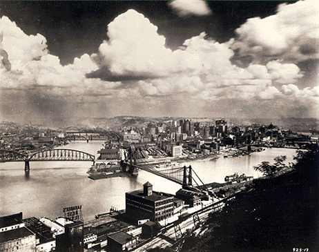 Scanned photo of The Point in 1923.