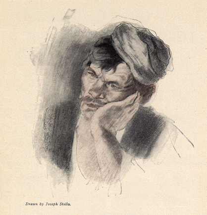 Drawing_of_man_resting_head_on_hand.