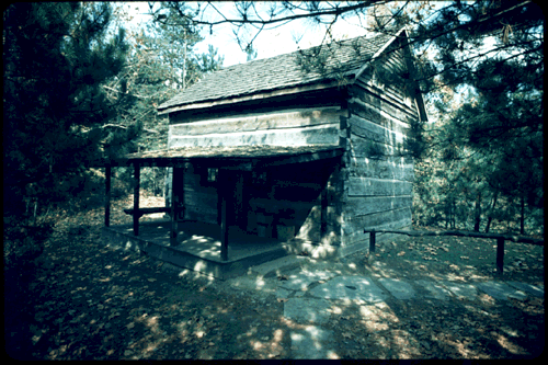 Scanned slide of Meadowcroft.