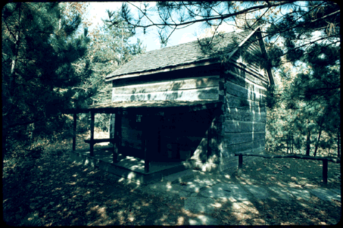 Scanned slide of Meadowcroft.