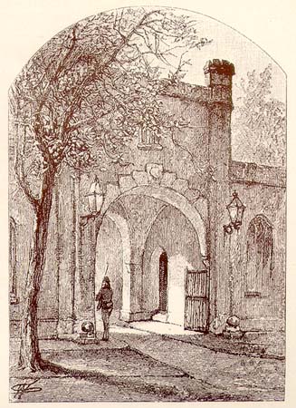 Scanned
illustration of Allegheny Arsenal.