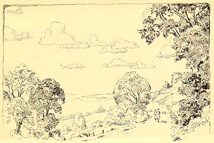 Scanned drawing
of Wind Gap Hollow.