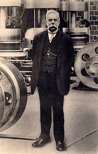 Scanned photo of George Westinghouse.