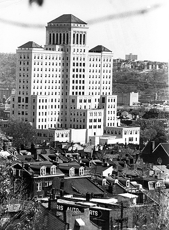 Scanned photo of Allegheny General Hospital.