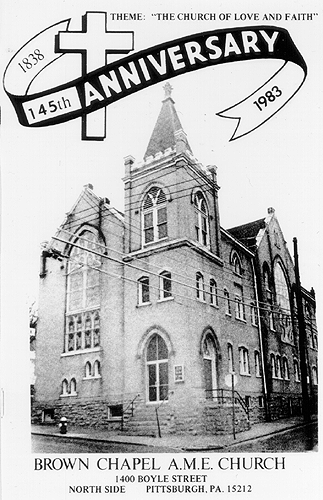 Scanned photo of Brown Chapel AME Church.