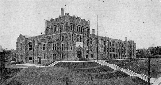 Scanned view of Langley High School, 1923.
