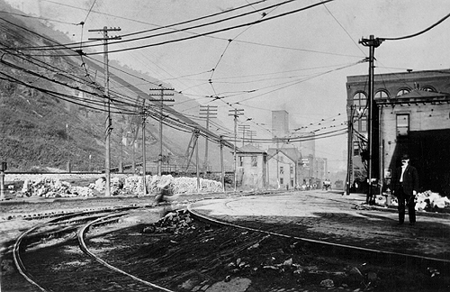 Scanned photo of West Carson Street, 1910.