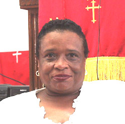 Digital photo of Ms.
Gloria Blake.